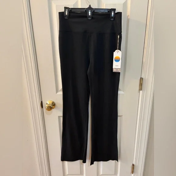 NWT Vuori Halo Slim Flare Black Heather Flare Leggings Size XL - Picture 3 of 13